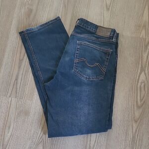 Classic Blue Straight-Leg Jeans